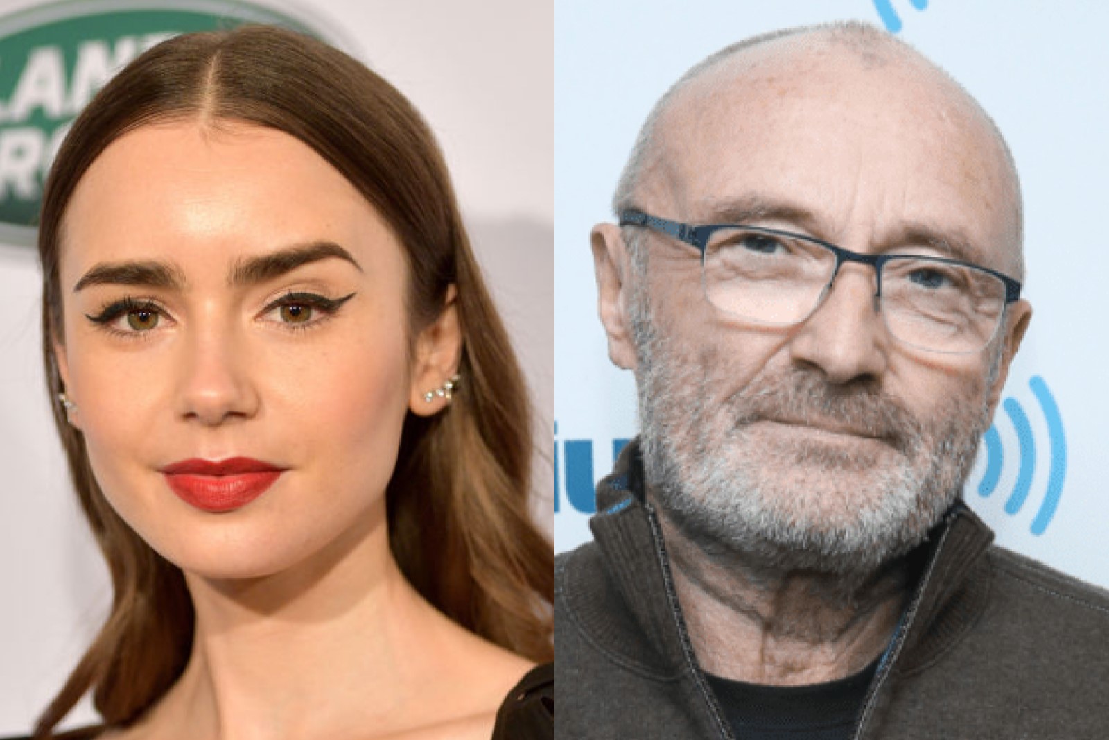 Lily CollinsPhil Collins ve Lily Collins Lily CollinsPhil Collins ve Lily Collins