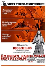 100 Rifles (1969) afişi