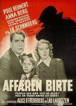 Affæren Birte (1945) afişi