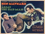 Alias: The Bad Man (1931) afişi