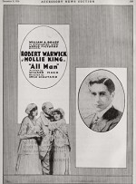 All Man (1916) afişi