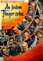 An Jedem Finger Zehn (1954) afişi