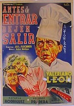 Antes De Entrar, Dejen Salir (1943) afişi