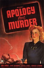 Apology For Murder (1945) afişi