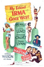 Arkadaşım Irma Batı'ya Gidiyor (1950) afişi