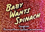 Baby Wants Spinach (1950) afişi