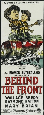 Behind The Front (1926) afişi