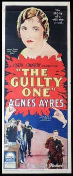 Bir Suçlu (1924) afişi