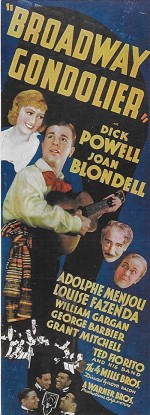 Broadway Gondolier (1935) afişi