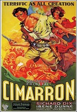 Cimarron (1931) afişi