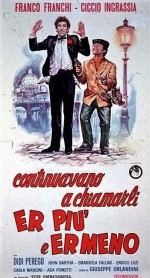 Continuavano a chiamarli... er più e er meno (1972) afişi