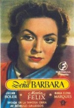 Doña Bárbara(ı) (1943) afişi