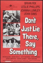 Don't Just Lie There, Say Something! (1973) afişi