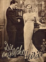 Die Englische Heirat (1934) afişi