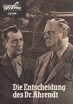 Die Entscheidung Des Dr. Ahrendt (1960) afişi