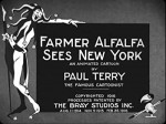 Farmer Al Falfa Sees New York (1916) afişi