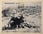 Fast and Furious (1921) afişi