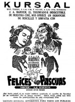 Felices Pascuas (1954) afişi