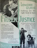 Frozen Justice (1929) afişi