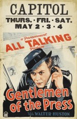 Gentlemen of the Press (1929) afişi