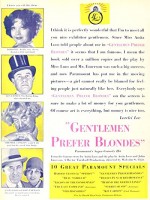 Gentlemen Prefer Blondes (1928) afişi