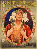 Három hét (1917) afişi