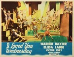 I Loved You Wednesday (1933) afişi