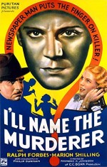I'll Name The Murderer (1936) afişi