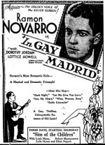ın Gay Madrid (1930) afişi