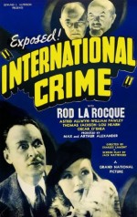 International Crime (1938) afişi