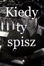 Kiedy ty spisz (1953) afişi