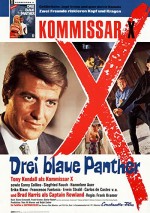 Kommissar X - Drei blaue Panther (1968) afişi