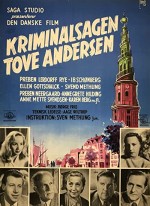 Kriminalsagen Tove Andersen (1953) afişi
