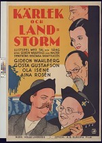 Kärlek Och Landstorm (1931) afişi