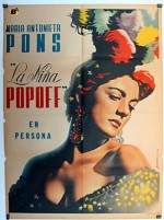 La Niña Popoff (1952) afişi