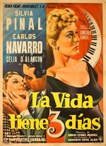 La Vida Tiene Tres Días (1955) afişi