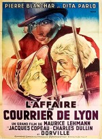 L'affaire Du Courrier De Lyon (1937) afişi
