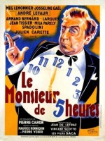 Le Monsieur De 5 Heures (1938) afişi
