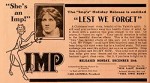 Lest We Forget (1909) afişi
