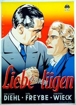Liebe Kann Lügen (1937) afişi