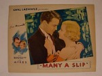 Many A Slip (1931) afişi