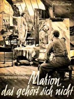 Marion, das gehört sich nicht (1933) afişi