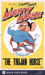 Mighty Mouse In The Trojan Horse (1946) afişi