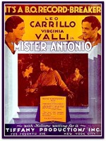 Mister Antonio (1929) afişi