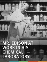 Mr. Edison At Work In His Chemical Laboratory (1897) afişi
