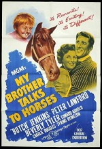 My Brother Talks To Horses (1947) afişi