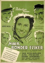 Naar Bønder Elsker (1942) afişi