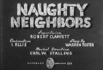 Naughty Neighbors (1939) afişi