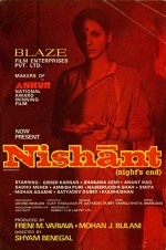 Nishant (1975) afişi