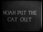 Noah Put The Cat Out (1922) afişi